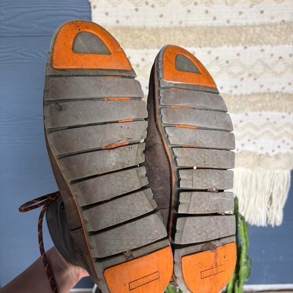 Cole Haan ZERØGRAND Waterproof Hiker Brown leather hiking boots 10 - Picture 3 of 8